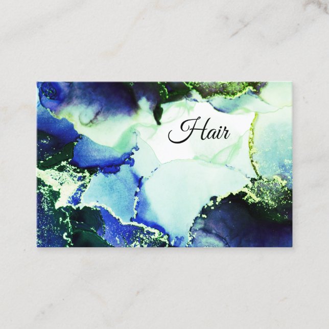 *~* Generic . Nails Lashes Reiki Glitter Hair Business Card (Front)