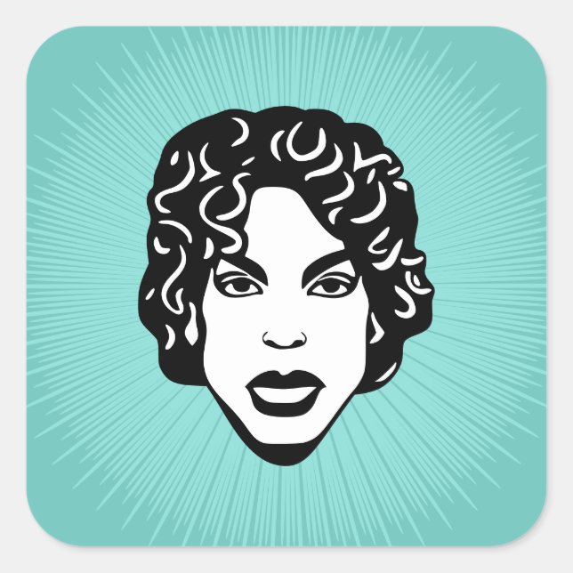 Generic Person Square Sticker (Front)