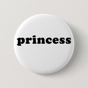 Generic PRINCESS T-shirts 6 Cm Round Badge