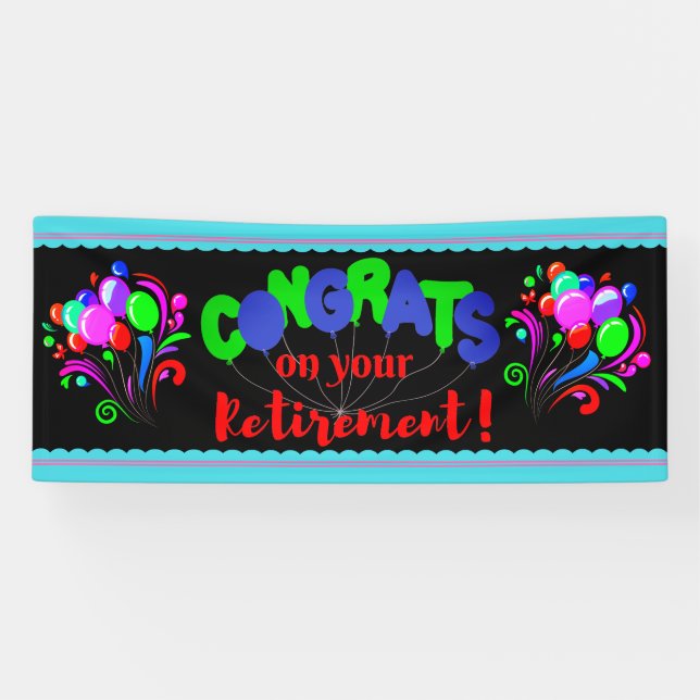 Generic Retirement Party Banner (Horizontal)