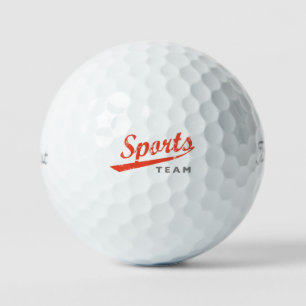 Generic Sports Team Golf Balls