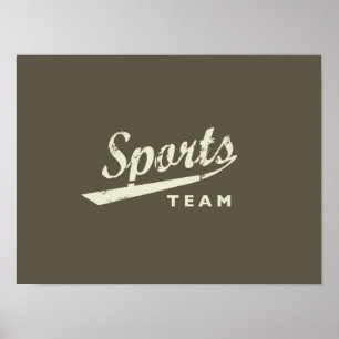 Generic Sports Team Poster