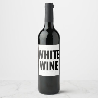 GENERIC WHITE WINE LABEL