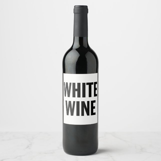 GENERIC WHITE WINE LABEL (Front)
