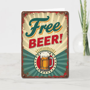 Generous Fathers Day Beer Card