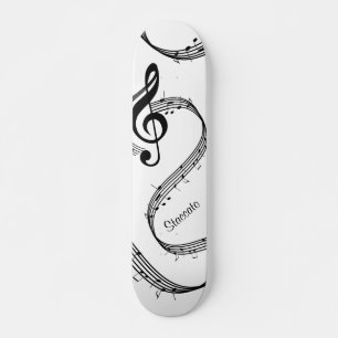 Generous G Clef Personal Skateboard