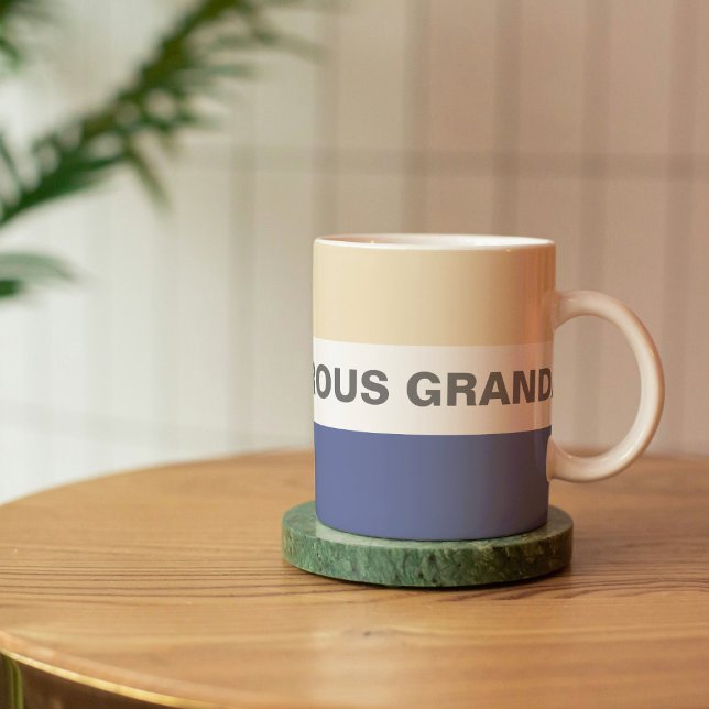 Generous Grandad Peach and Blue Classic Coffee Mug (Creator Uploaded)