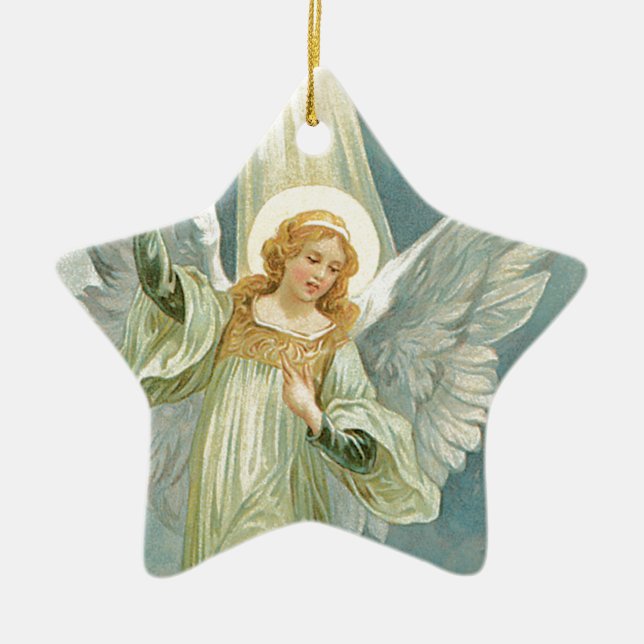 Generous - Guardian Angel of Generosity Ceramic Ornament (Front)