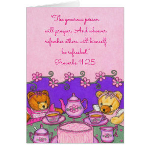 Generous Person Prospers~Bears Party~Scriptures