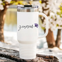 Generous Word Flower Laptop | Die-Cut Sticker