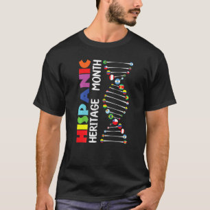Genes Love National Hispanic Heritage Month Hispan T-Shirt