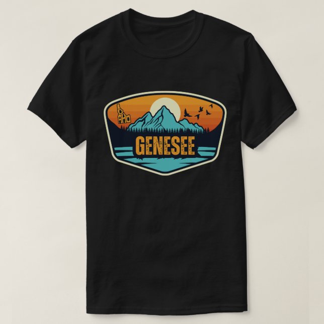 Genesee, Idaho T-Shirt (Design Front)