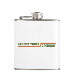 Genesee Valley Greenway New York Hip Flask