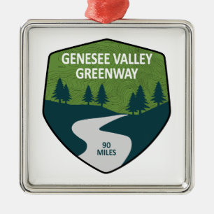 Genesee Valley Greenway New York Metal Ornament