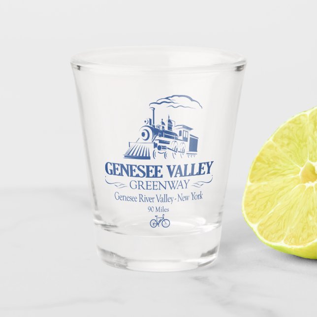 Genesee Valley Greenway (RT) Shot Glass (Front)