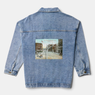 Genesee & Water Street, Syracuse, New York Vintage Denim Jacket