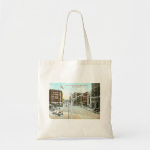 Genesee & Water Street, Syracuse, New York Vintage Tote Bag