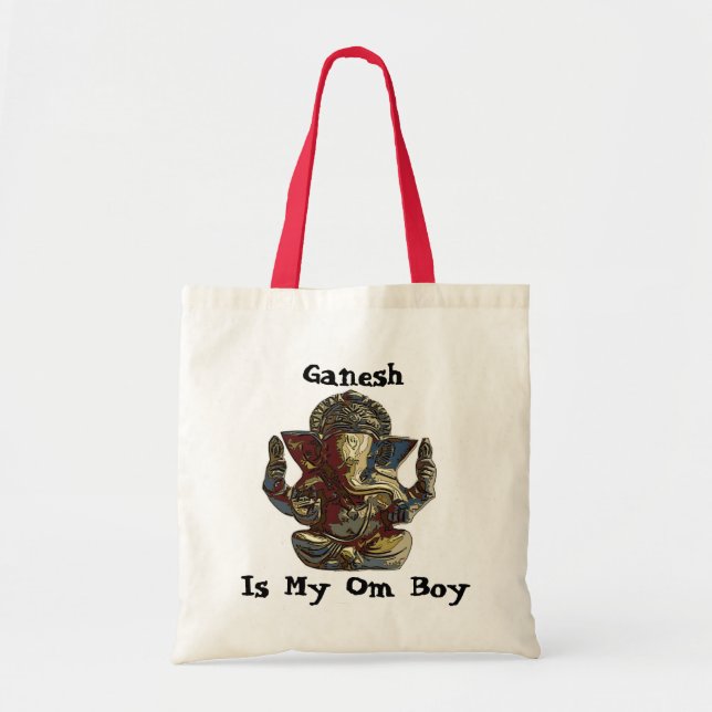 genesh, Ganesh, Is My Om Boy Tote Bag (Front)