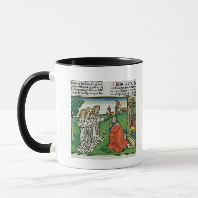 Genesis 18 2 Abraham and the Three Angels, from th Mug (Left)