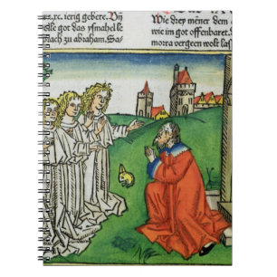Genesis 18 2 Abraham and the Three Angels, from th Notebook