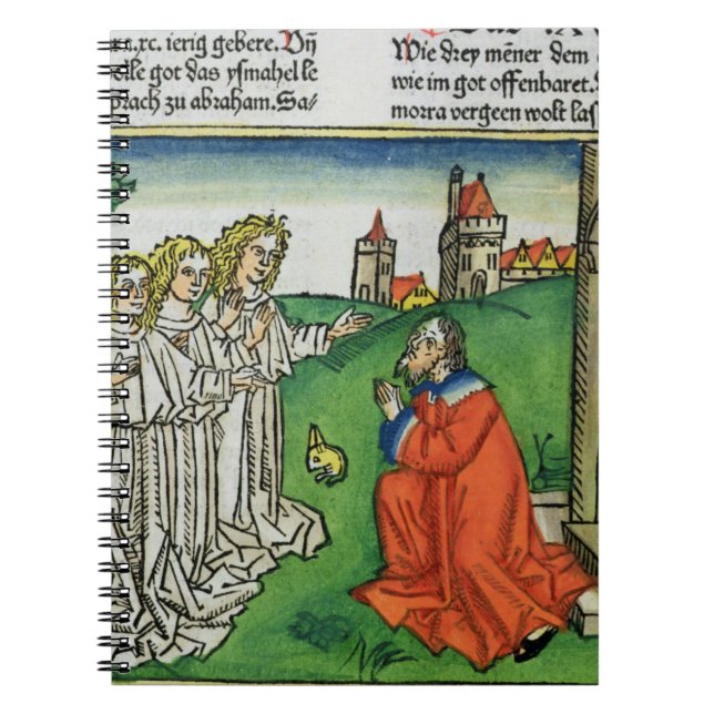 Genesis 18 2 Abraham and the Three Angels, from th Notebook (Front)