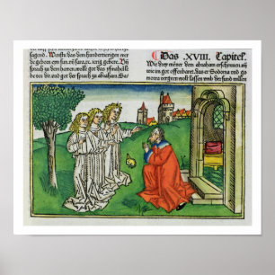 Genesis 18 2 Abraham and the Three Angels, from th Poster