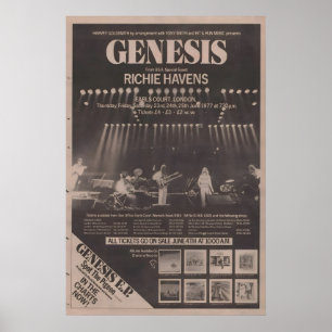 GENESIS - 1977 Poster org NME - Genesis in Concert
