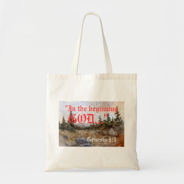 Genesis 1:1 Bag (Front)