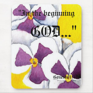 Genesis 1:1 Mousepad