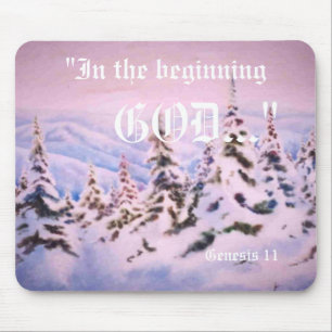 Genesis 1:1 Mousepad