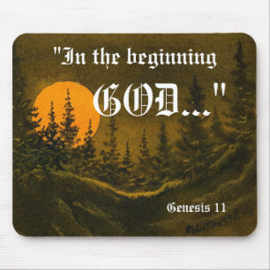 Genesis 1:1 Mousepad