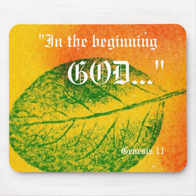Genesis 1:1 Mousepad (Front)