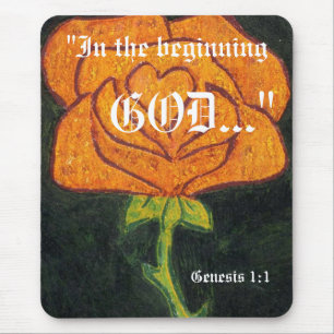Genesis 1:1 Mousepad