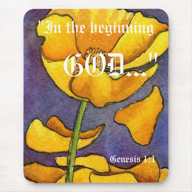 Genesis 1:1 Mousepad (Front)