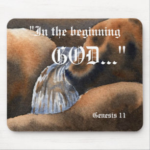 Genesis 1:1 Mousepad