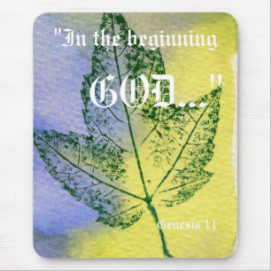 Genesis 1:1 Mousepad