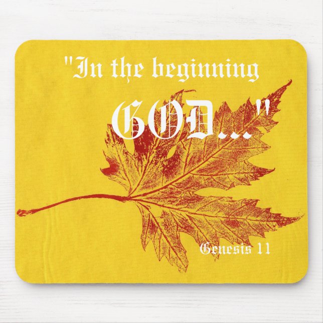 Genesis 1:1 Mousepad (Front)