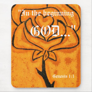 Genesis 1:1 Mousepad