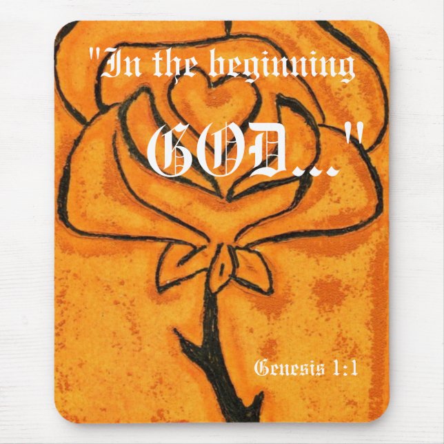 Genesis 1:1 Mousepad (Front)