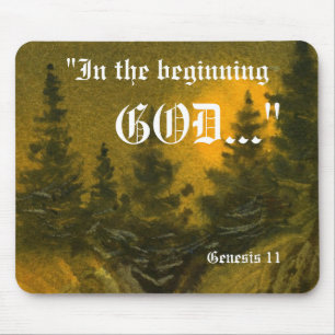 Genesis 1:1 Mousepad
