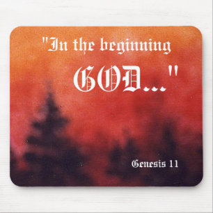 Genesis 1:1 Mousepad