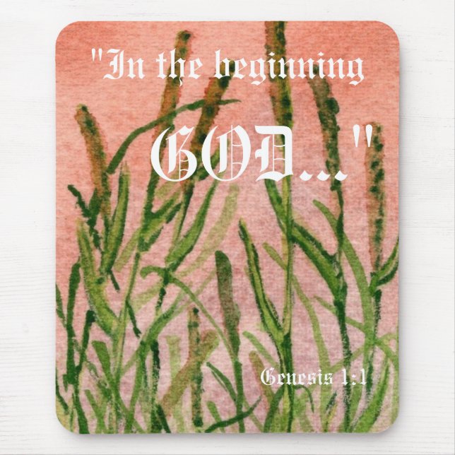 Genesis 1:1 Mousepad (Front)