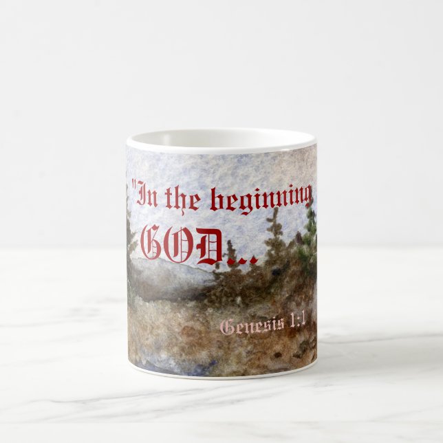 Genesis 1:1 Mug (Center)