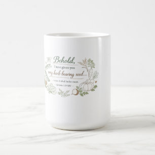 Genesis 1:29 KJV Vegan Mug • Every Herb Bearing Se