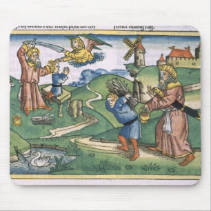 Genesis 21 1-14 Abraham's offering up of Isaac, fr Mouse Pad