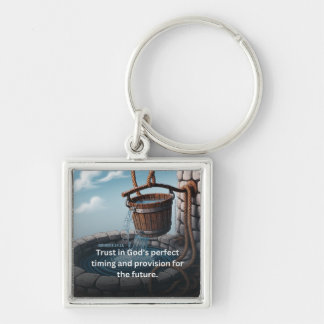 Genesis 24-Trust in God's perfect timing&provision Key Ring