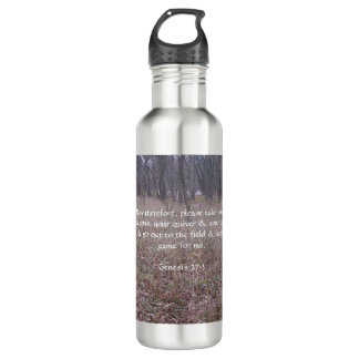 Genesis 27:3 with Buck Stainless steel bottle