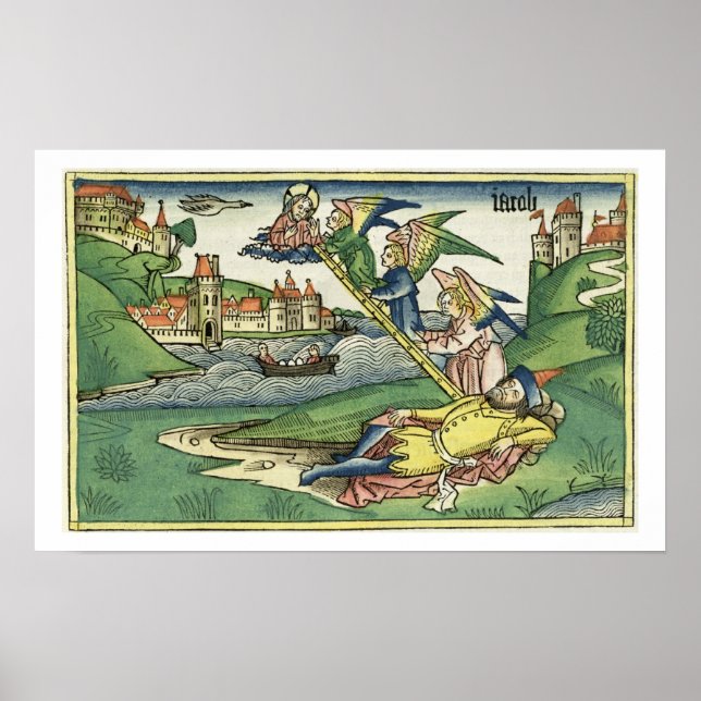 Genesis 28 10 Jacob's Ladder, from the 'Nuremberg Poster (Front)