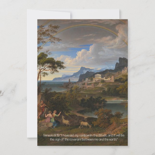 Genesis 9:13 Blank inside greeting card (Front)