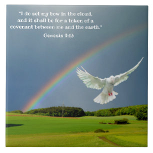 GENESIS 9:13 CERAMIC TILE
